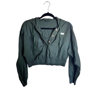 Urban Outfitters BDG Hunter Green Cropped Jacket